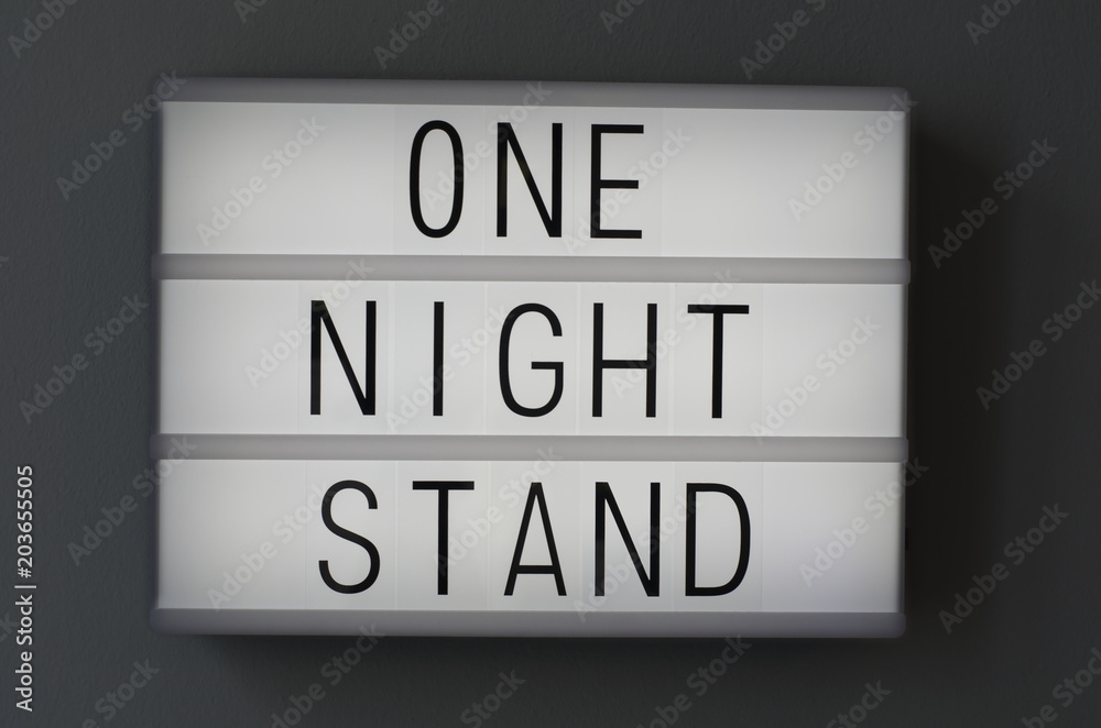 One night stand One night stand