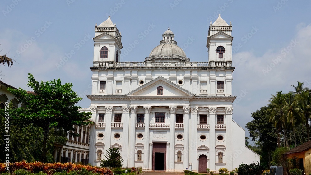 Kirchen in Old Goa, Indien