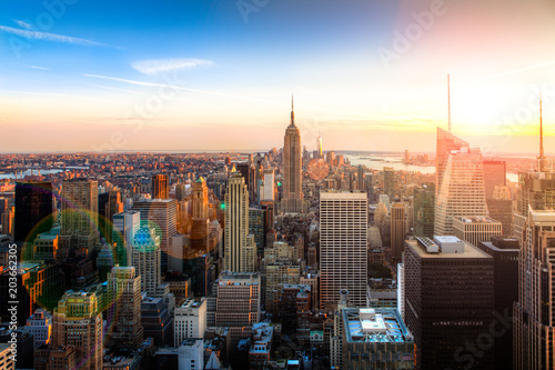 New York City Sunset - NYC - USA