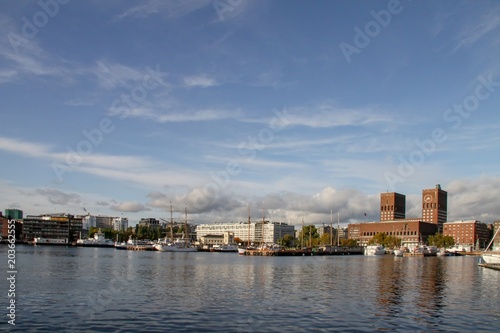 Oslo City skyline in Norway