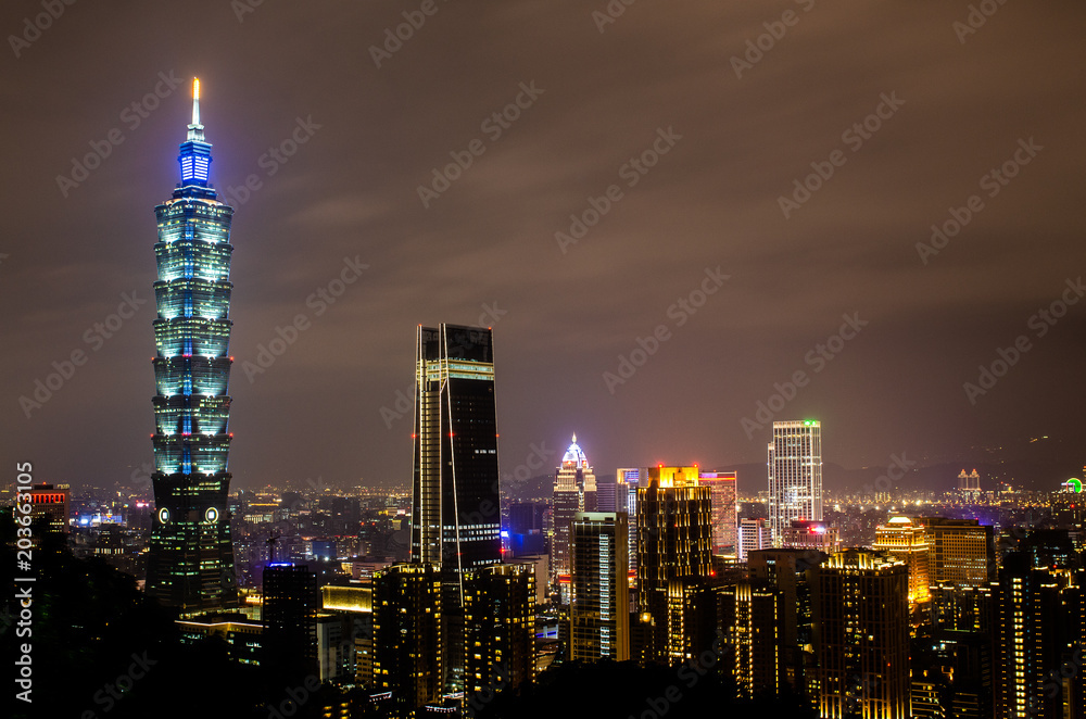 Fototapeta premium Taipei Nightview