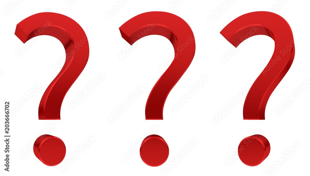 question mark 3d red isolated question mark 3d red isolated