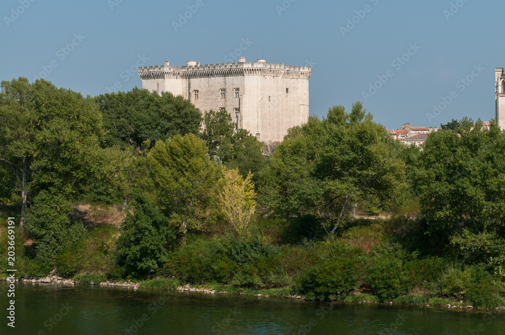 Schloss an der Rhone in Tarascon Schloss an der Rhone in Tarascon