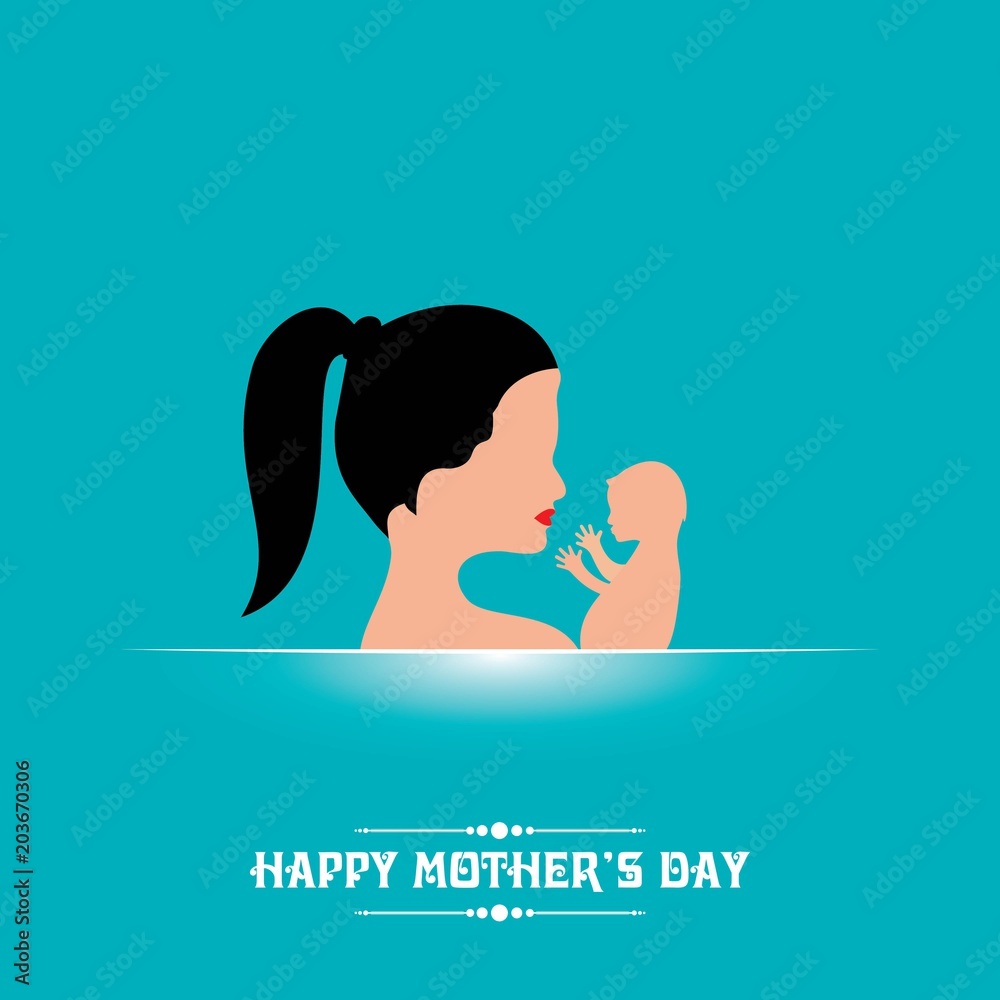 Happy Mother's Day greeting card Happy Mother's Day greeting card