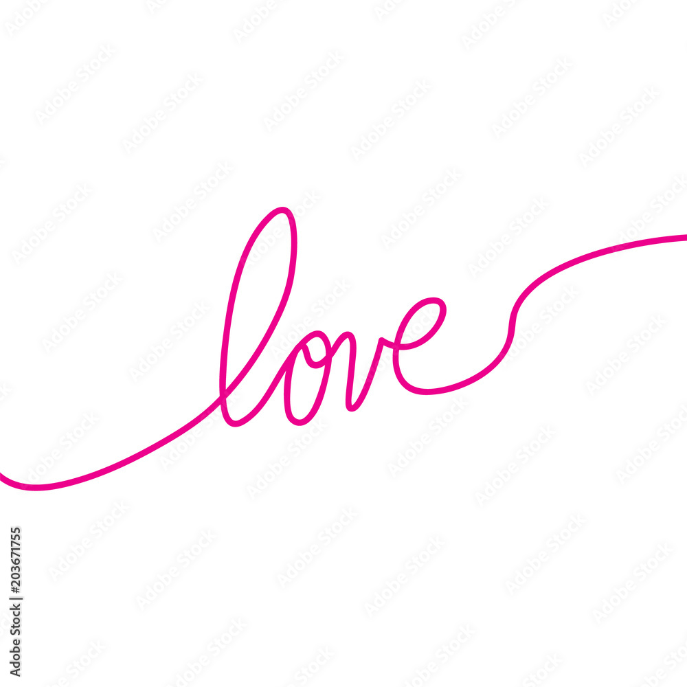 Heart and love in continuous drawing lines in a flat style in continuous drawing lines. Continuous black line. The work of flat design. Symbol of love and tenderness Heart and love in continuous drawing lines in a flat style in continuous drawing lines. Continuous black line. The work of flat design. Symbol of love and tenderness