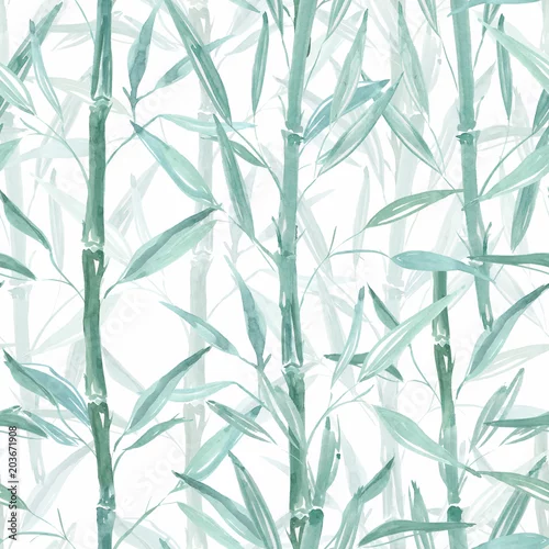 Obraz Bezszwowy abstrakta wzór afrykański projekt. Jasne tło z efektem akwareli.