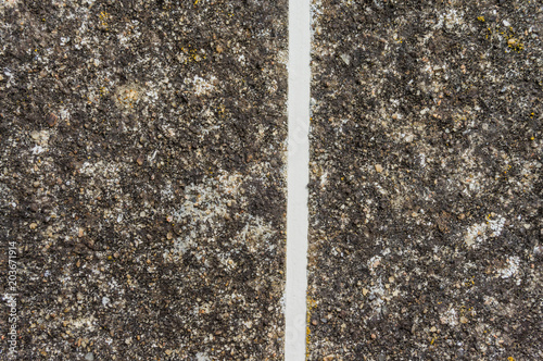 Foto Beton Betonsanierung Sollrissfuge mit Silikon - Concrete repair Concrete crack j