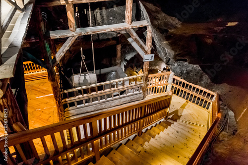 Les mines de sel de Wieliczka près de Cracovie photo