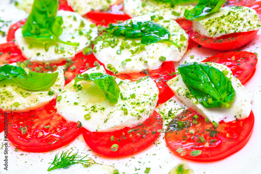 Caprese On The Plate Caprese On The Plate
