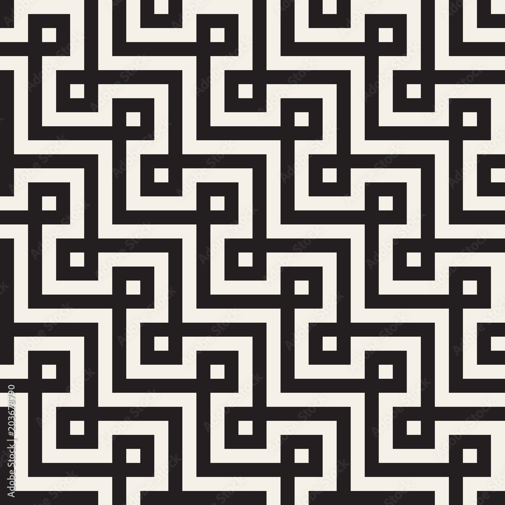 Vector seamless pattern. Modern stylish abstract texture. Repeating geometric tiles.. Vector seamless pattern. Modern stylish abstract texture. Repeating geometric tiles..