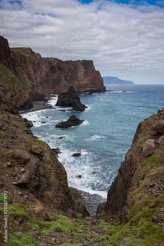 Ponta de Sao Lourenco in Canical on the Madeira island, Portugal