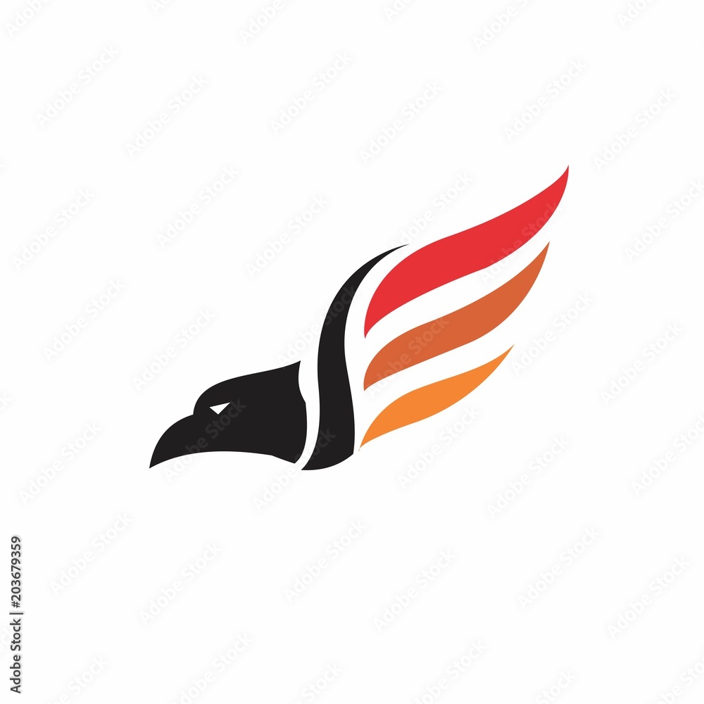 Obraz premium eagle, hawk, falcon logo design