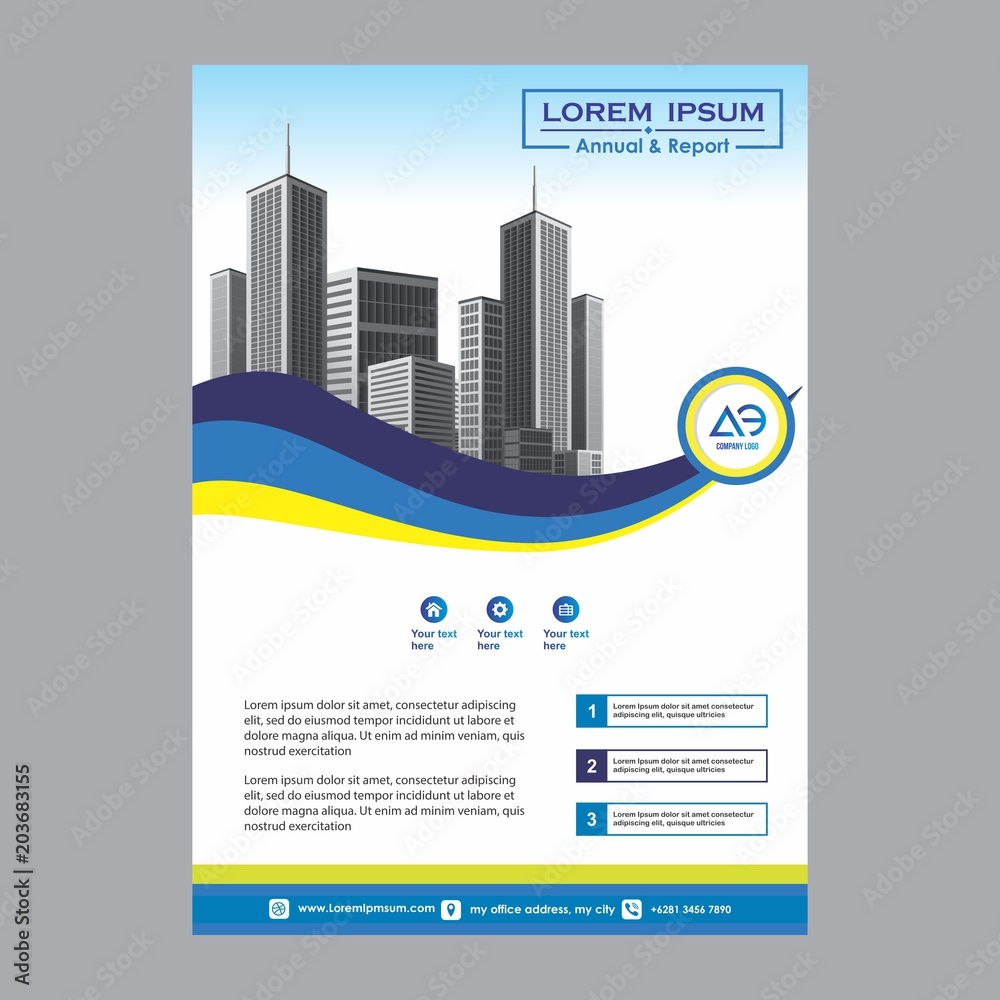 cover, layout, brochure, magazine, catalog, flyer for company or report