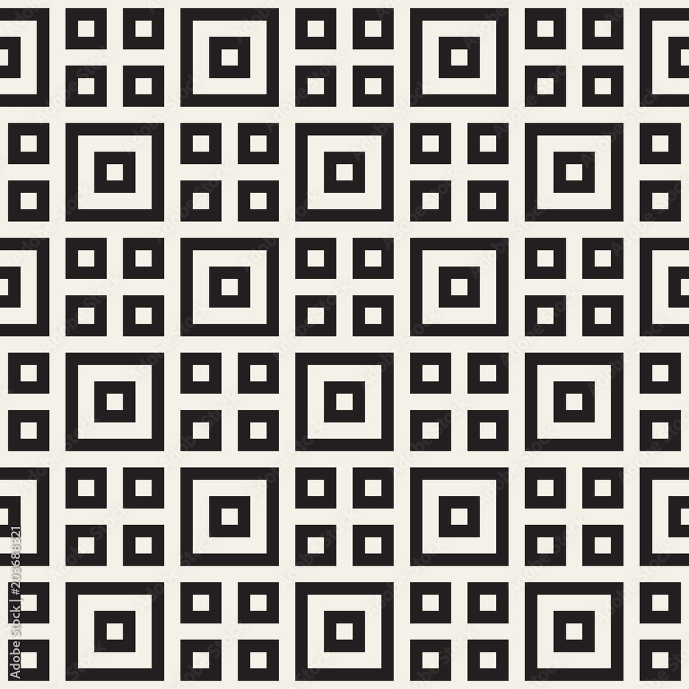 Stylish lines lattice. Ethnic monochrome texture. Abstract geometric background design. Vector seamless pattern. Stylish lines lattice. Ethnic monochrome texture. Abstract geometric background design. Vector seamless pattern.