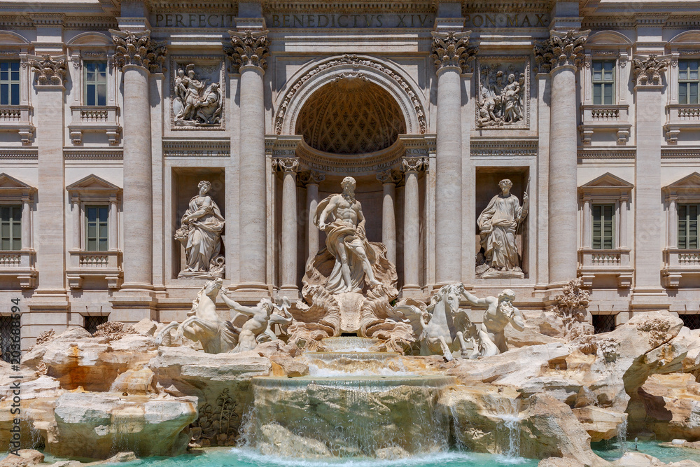 Rome. Trevi Fountain.