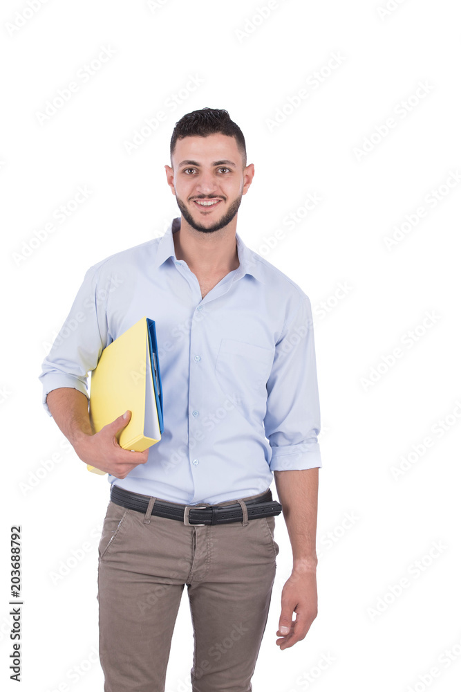 Fototapeta premium an employee holding files