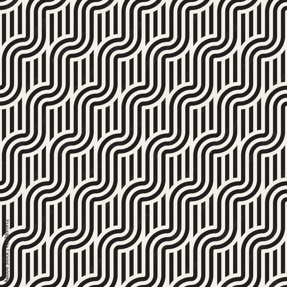 Vector seamless pattern. Modern stylish abstract texture. Repeating geometric tiles.. Vector seamless pattern. Modern stylish abstract texture. Repeating geometric tiles..