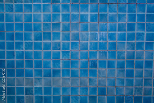 Blue tile old background abstract Work on the web