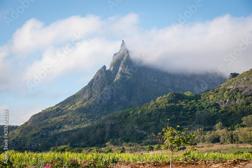 Pieter Both mountain, landmark of Mauritius