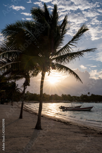 Akumal Beach - Riviera Maya - Morning Sun 