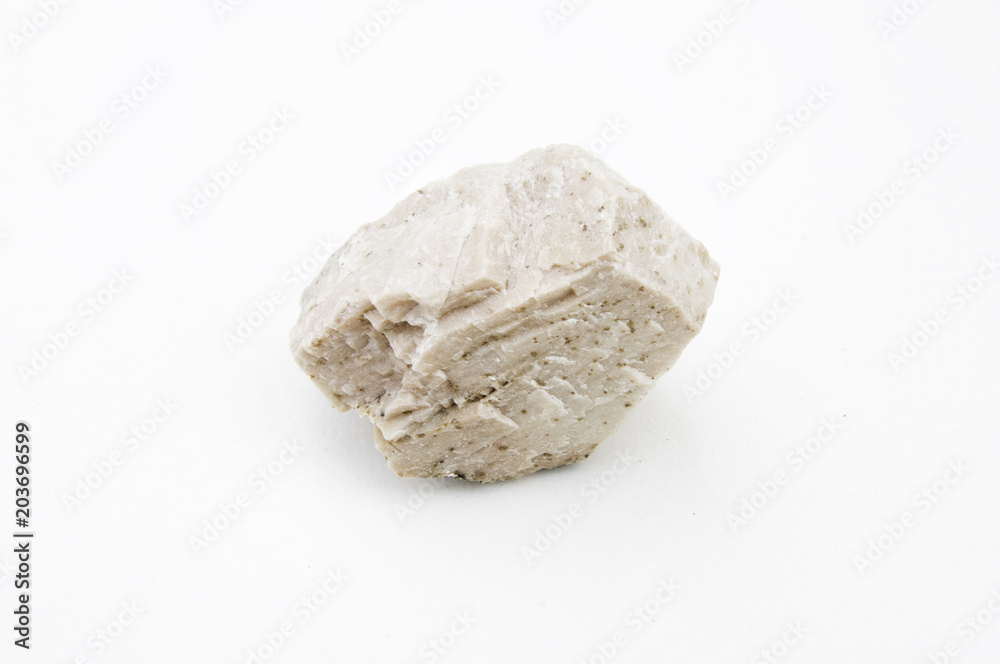 feldspar mineral isolated over white