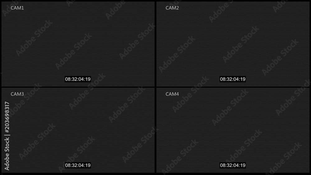 cctv four cam with timecode cctv four cam with timecode