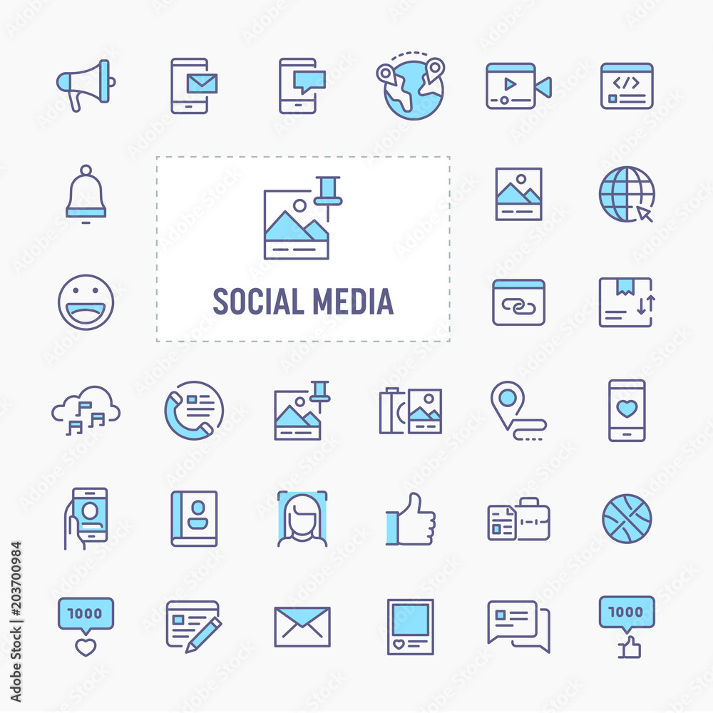 Social Media Icon Set Social Media Icon Set