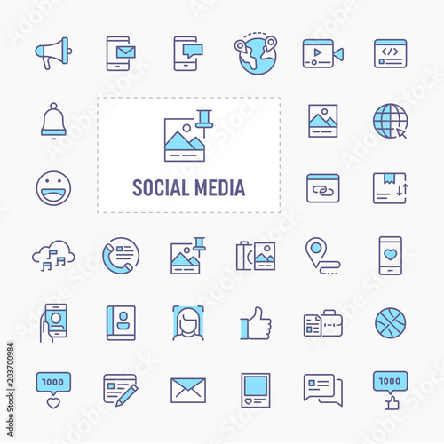 Social Media Icon Set