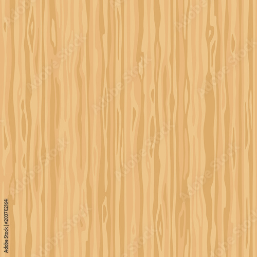 Beige wood texture background. Empty natural pattern swatch template. Realistic plank. Backdrop size square format. Vector illustration 