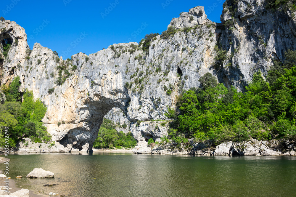 The Pont d'Arc in France The Pont d'Arc in France