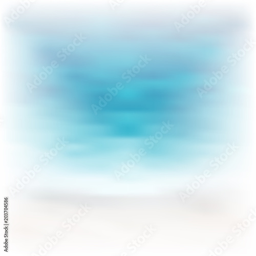 Abstract seashore illustration with defocused lights - eps10