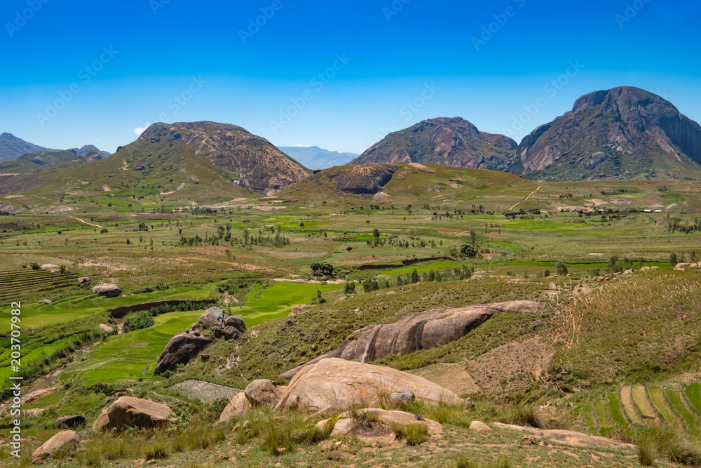 Anja Community Reserve, sheltered forest habitat among vast boulders with rich wildlife. It is home to the highest concentration of maki, or ring-tailed lemurs, in Madagascar.