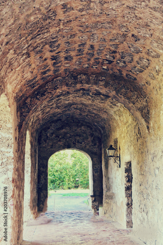 Fototapeta premium A Mission Hallway