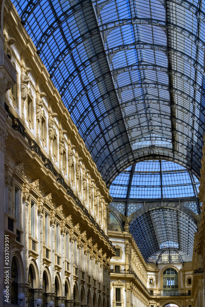 Milano, Galleria Vittorio Emanuele II, Lombardia, Italia, Europa, Gallery in Milan, Italy, Europe