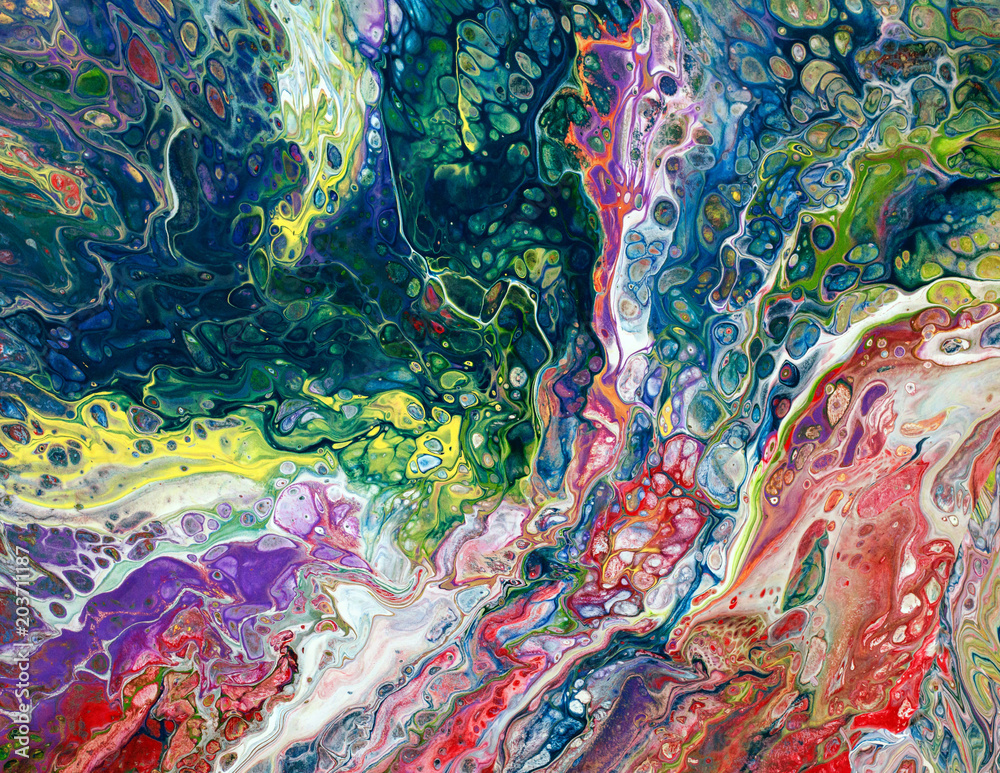 Colorful paint streaks Colorful paint streaks