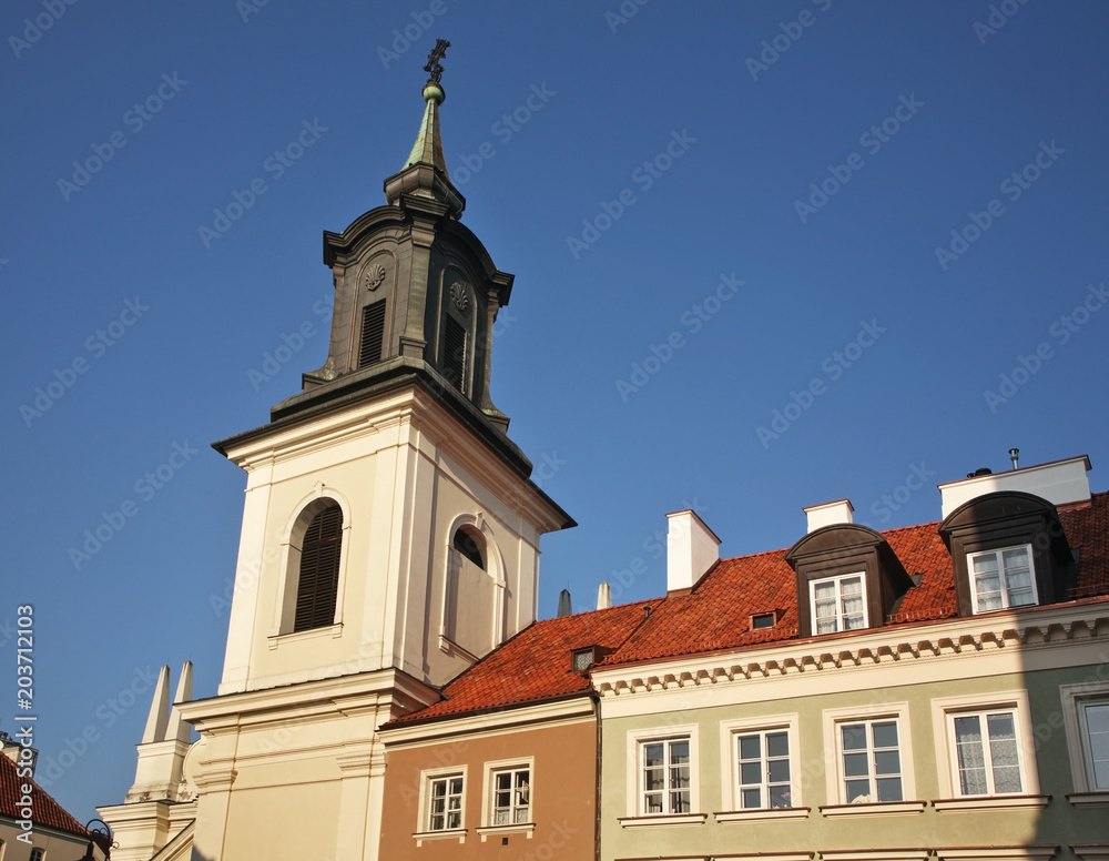 Church of St. Hyacinth in Warsaw. Poland