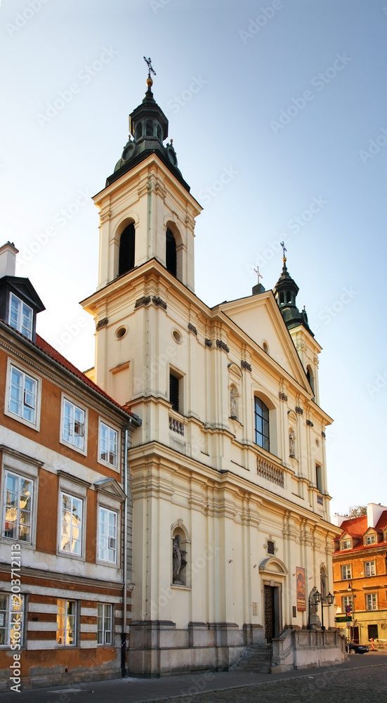 Church of Holy Spirit in Warsaw. Poland