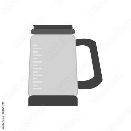 Isolated coffee pot icon