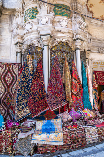 Teppiche zum Verkauf. Der große Basar, Istanbul
