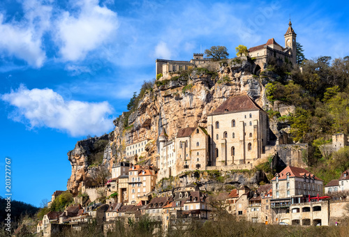 Rocamadour village, a beautiful UNESCO world culture heritage site, France © Boris Stroujko