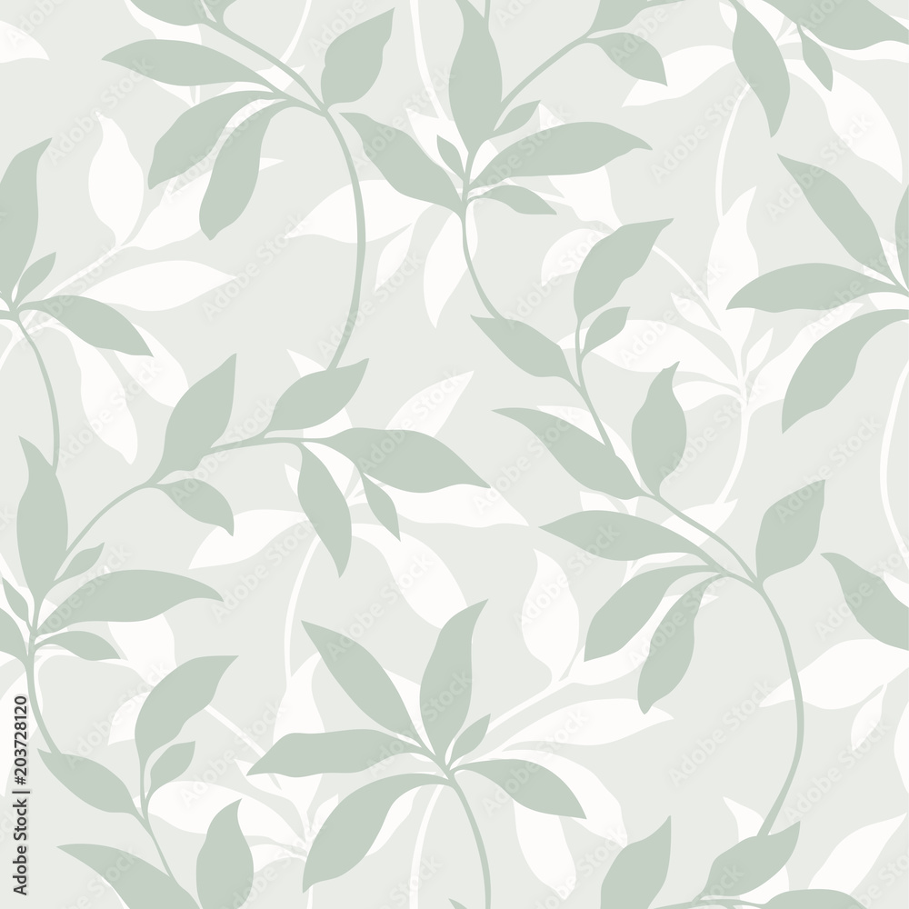 Elegance seamless leaves pattern Elegance seamless leaves pattern