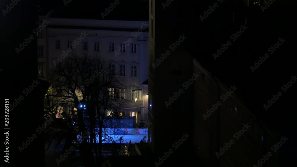 Ice rink seen at night Ice rink seen at night