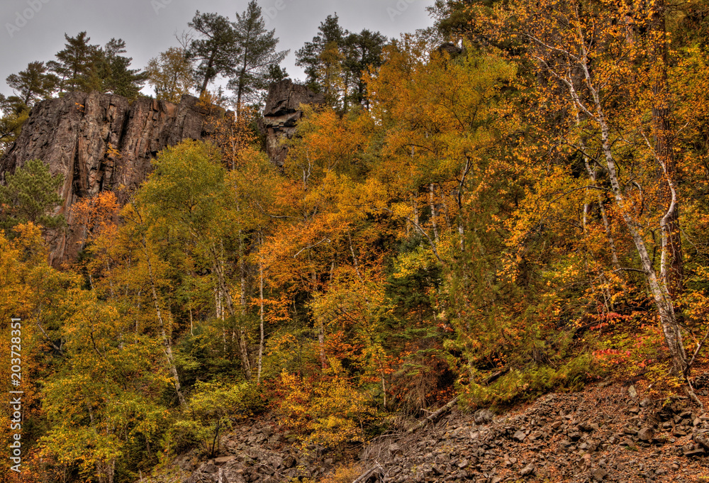 Ouimet canyon is a provincial Park in Northern Ontario by Thunder bay