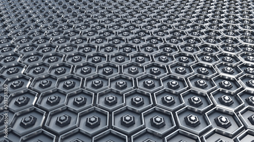 Hex Abstract Background