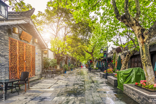 Ancient streets and dwellings in Chengdu photo