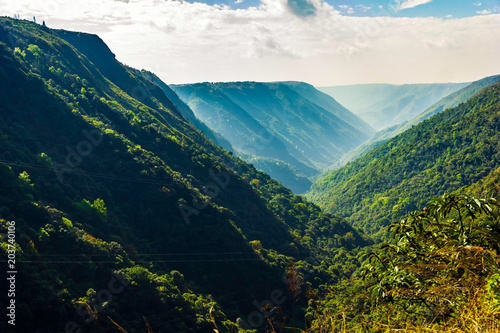 Beautiful clouds in the Sky on the road to Cherrapunji, Meghalaya, India