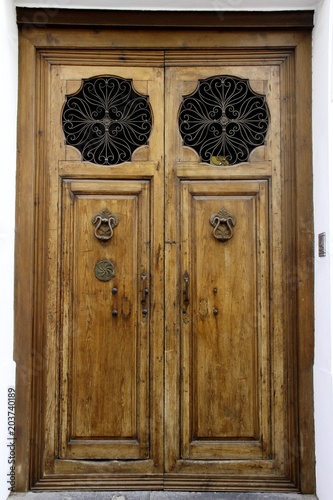 image of an old antique door