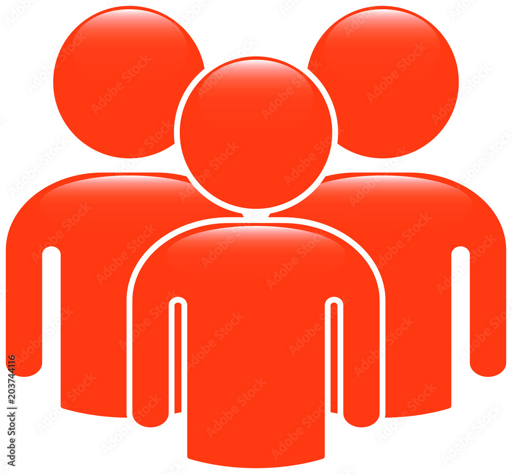Team icon illustration Team icon illustration