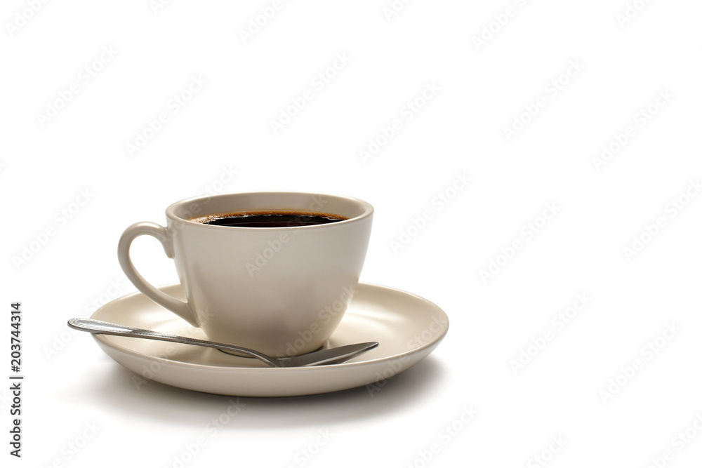 Cup of coffee isolated on white background Cup of coffee isolated on white background