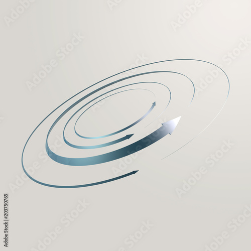 Fototapeta Naklejka Na Ścianę i Meble -  Simple and various 3d arrows